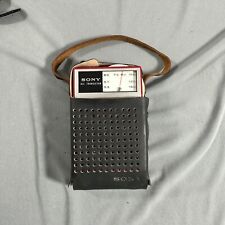 Vintage Sony Transistor Radio Red Japan picture