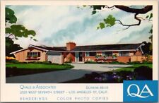 c1950s LOS ANGELES Calif. Real Estate Advertising Postcard 