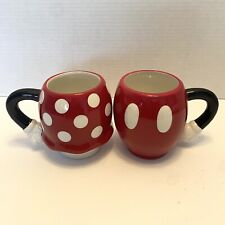 Zak Minnie Red Dress & Mickey White Glove Polka Dots Coffee Tea Cup 14 oz New picture