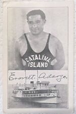 Vintage Postcard,Deep Sea Diver, Everett Adargo, Catalina Island,Ca. picture
