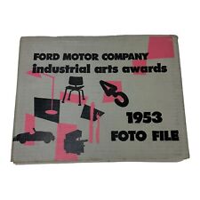 1953 FORD MOTOR COMPANY INDUSTRIAL ARTS AWARDS FOTO FILE BOOK.  HTF RARE picture