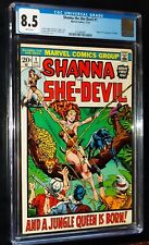 CGC SHANNA THE SHE-DEVIL #1 1972 Marvel Comics CGC 8.5 VF+ WHITE PAGES KEY ISSUE picture