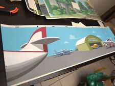 Vintage ARCHIE animation cels PANORAMIC BACKGROUND PRODUCTION ART anime cel 1968 picture