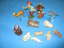13 Pc. Assorted Nativity Figures 6 Italy 2 Japan Antique/Vintage GUC picture