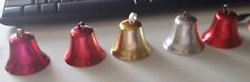 Vintage Aluminum Bells - Set of 5 - 2 inches tall each picture