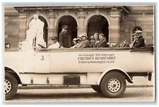 c1910's Nuremburg Germany Bus Tour Car Ride Unposted Antique RPPC Photo Postcard picture