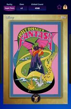 Disney Collect 2020 Super Rare Fantasia 80th Anniversary Chernabog Gold Poster picture