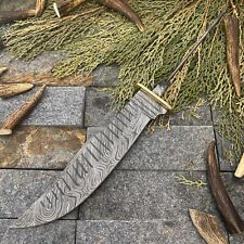 SHARD™ BLADE Custom Hand Forged Damascus Steel Hunting Bowie Blank Blade Knife picture