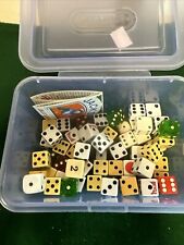 Assorted Dice Lot Some Vintage Various Sizes 55+ Pieces picture