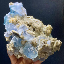 4.55LB Museum Top Grade Aquamarine Terminated Crystals Specimen picture