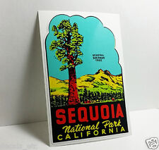 SEQUOIA NATIONAL PARK CALIFORNIA Vintage Style Travel DECAL / Vinyl STICKER picture