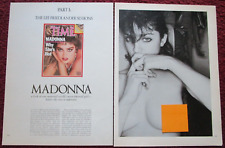 Magazine Photo Article, 14-Page Pinup Clipping ~ MADONNA Racy Pictures picture