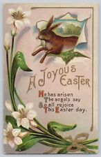 Postcard Easter Greetings Embossed Divided Back c1912 picture