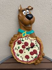 Scooby Doo Warner Bros Store Pizza Clock 1997 Vintage Hanna Barbera No Tongue picture