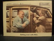 1959 Fleer #71- Three Stooges Card 3 Stooges no creases Off Center picture