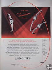 1958 LONGINES PRIMADONNA AUTOMATIC ADVERTISEMENT A WATCH AS SMALL AS A JEWEL picture