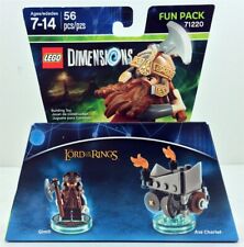 New Sealed Lego Dimensions 71220 Lord Of The Rings Gimli & Axe Chariot picture