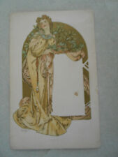 Mucha Women's Untraveled Early 1900s CPA picture
