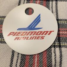 Vintage Piedmont Airlines Luggage Tag US Air Rare and Hard to Find picture