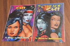 Lot of 2 SHI CYBLADE Comic Books HIGH GRADE UNREAD # 1 variation variant one picture