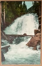 Missoula Montana Rock Creek Falls Waterfall Antique Postcard c1910 picture