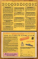 1990 The Ultimate Game Club Print Ad/Poster Nintendo Sega Genesis Atari Lynx Art picture