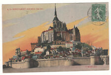 CPA 50 color - MONT-SAINT-MICHEL: EAST SIDE (CHANNEL) WRITTEN ON 28-07-1922 picture