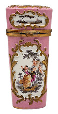 Antique SEVRES Victorian Scenes Porcelain Box picture