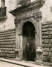 Entrance to Gironde palace Bari Apulia Italy 1907-1909 Old Photo picture
