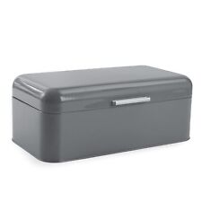 Culinary Couture Extra Large Dark Gray Bread Box for Kitchen Countertop - Hol... picture