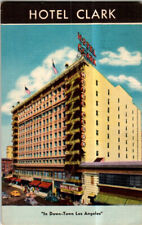 Hotel Clark, Downtown Los Angeles, California postcard picture