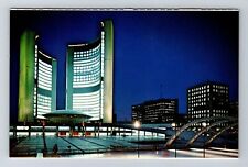 Toronto-Ontario, Nathan Phillips Square, New City Hall, Vintage Postcard picture