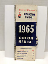 Sherwin Williams Automotive Finishes 1965 Color Manual AMC Chrysler Ford GM picture