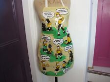 Vintage 1980s Brownies apron. Wipeable Vinyl / PVC and cotton. picture