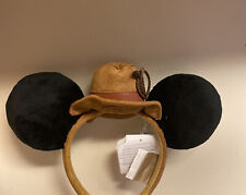 NEW 2023 Disney Parks Fedora Whip Indiana Jones Minnie Ears Headband picture