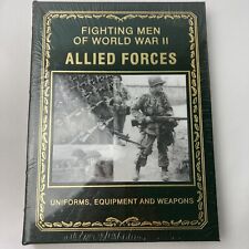 Sealed Easton Press Fighting Men WWII Allied Forces Uniforms Equipment Weapons picture