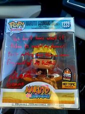 Funko Pop Naruto Uzumaki As Nine Tails #1233 Hot Topic Signed By KURAMA  JSA  picture
