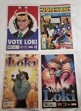 Vote Loki #1-4, Complete Series (Marvel 2016) Disney+, Presidential Loki, NM picture