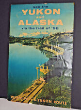 Original 1950's Northern Pacific Railroad Travel Poster -Yukon and Alaska Route picture
