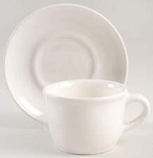 Pfaltzgraff Simply White Circles Cup & Saucer 515455 picture