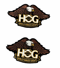 2 New Harley-Davidson Owner Group HOG Eagle Patches picture