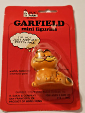 Garfield Mini Figurine Fun Farm #14-3062 New Original Package Hong Kong Vintage picture