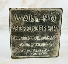 Rare Antique V-All-No After Dinner Mint Tin Metal Box from 1910 - Collectible  picture