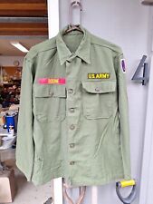 Vtg 1953 US Army OG-107 Utility Jacket Men's Size Small. 10th Mountain.  picture