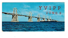 Ham Radio Vintage QSL Card     YV1PP 1970 Maracaibo. VENEZUELA w/stamp picture