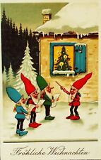 Sweet Fantasy 1917 Santa Elf helpers singing Christmas carols Germany Berlin picture