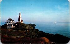 Yarmouth Light Cape Forchu NS Nova Scotia Canada Postcard UNP VTG Dexter Unused picture