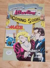 Comico Attractions #15,  Preview Flyer, Adam Hughes - HTF - Rare picture
