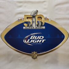 Tin Tacker Sign (Budlight Super Bowl 50) picture