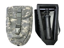 US Military USMC GERBER 2000 Entrenching E TOOL Trifold Shovel w ACU COVER MINT picture